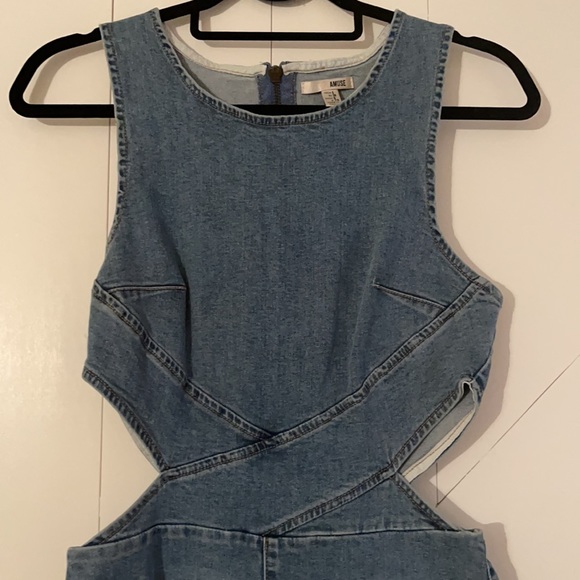 Amuse Society Denim Romper - Picture 4 of 8